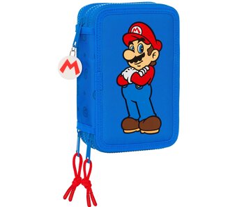 Super Mario Filled Pencil Case Play (36 pcs.) 19.5 x 12.5 cm Polyester