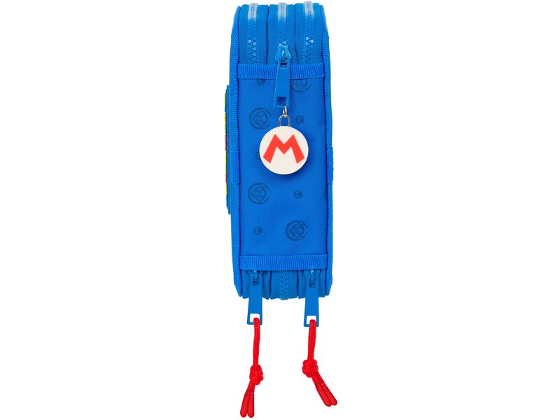 Super Mario Trousse remplie, Play - 36 pièces - 19,5 x 12,5 x 5,5 cm - Polyester