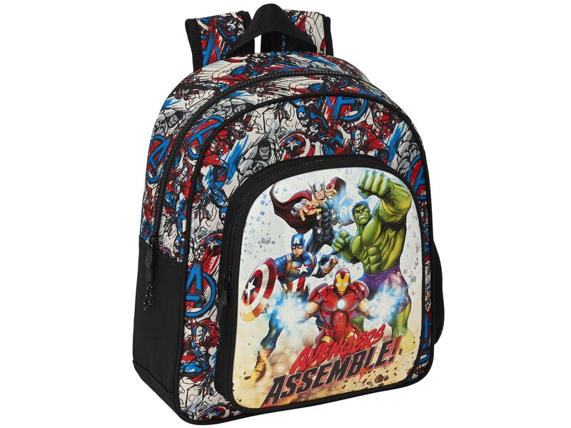 Marvel Avengers Backpack, Assemble! - 34 x 26 x 11 cm - Polyester