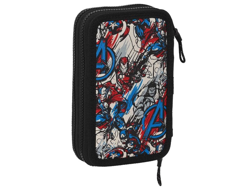 Marvel Avengers Gevuld Etui, Assemble! - 28 st. - 19,5 x 12,5 x 4 cm - Polyester