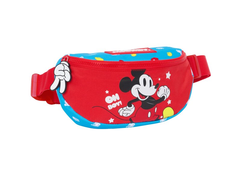 Disney Mickey Mouse Gürteltasche, Oh Boy – 23 x 14 x 9 cm – Polyester