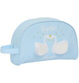 GLOWLAB Trousse de toilette, Cygnes - 28 x 18 x 10 cm - Polyester