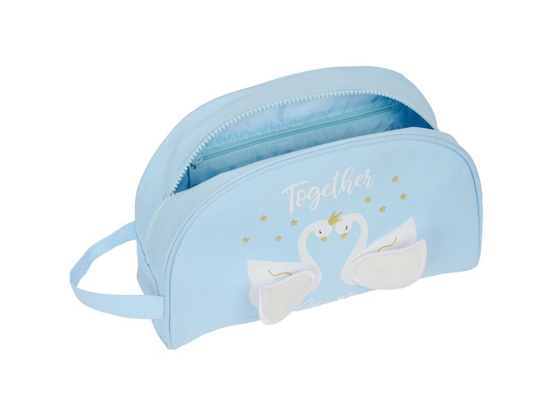 GLOWLAB Toiletry bag, Swans - 28 x 18 x 10 cm - Polyester