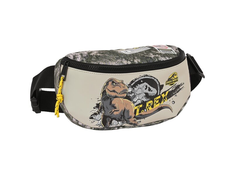 Jurassic World Waist bag, Warning - 23 x 14 x 9 cm - Polyester