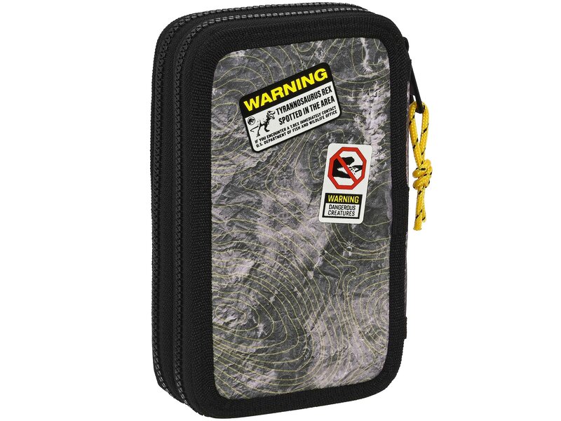 Jurassic World Filled Pouch, Warning - 28 pcs. - 19.5 x 12.5 x 4 cm - Polyester