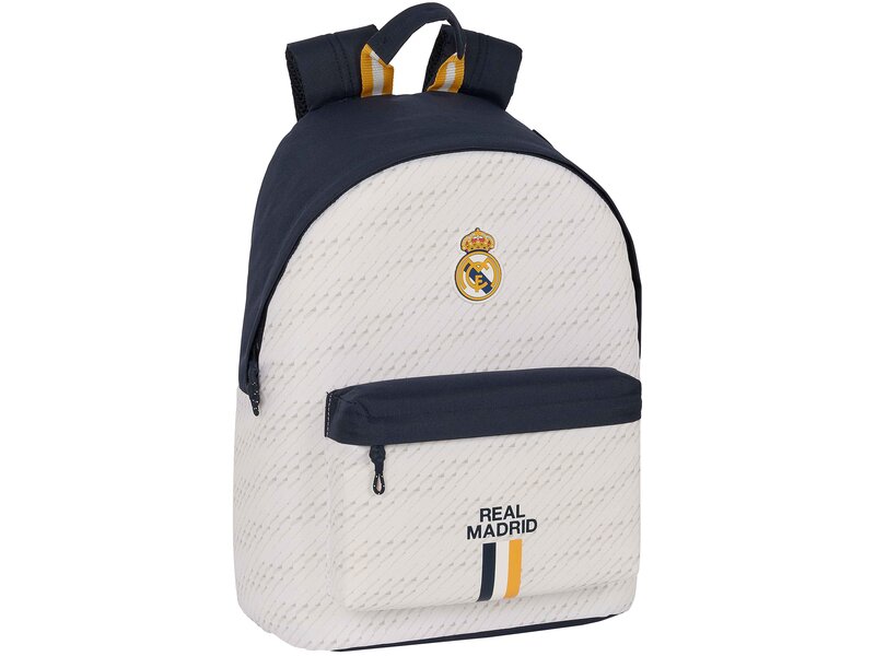 Real Madrid Sac à dos pour ordinateur portable, Logo - 14,1" - 42 x 31 x 16 cm - Polyester