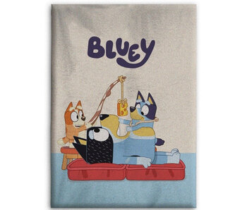 Bluey Fleeceplaid Fun Times 140 x 110 cm Polyester