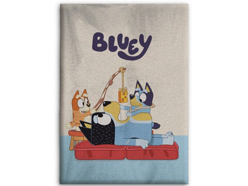 Bluey Fleeceplaid, Fun Times - 140 x 110 cm - Polyester