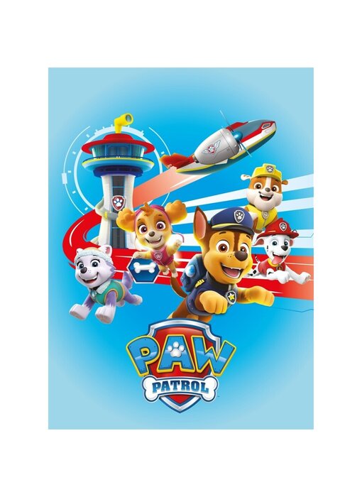 PAW Patrol Fleece-Plaid Fly Rescue 110 x 150 cm – Polyester