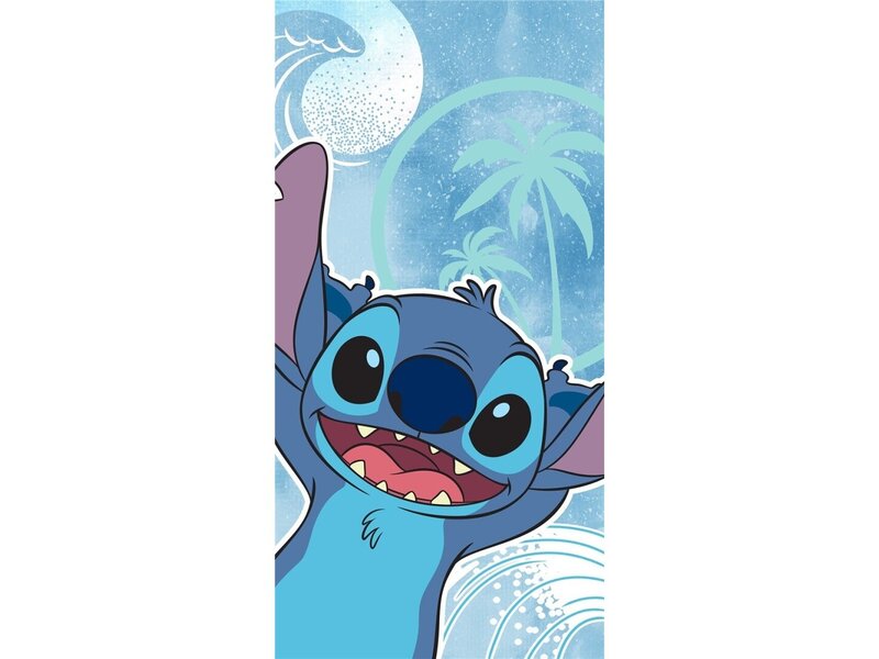 Disney Lilo & Stitch Serviette de plage Wave - 70 x 140 cm - Coton