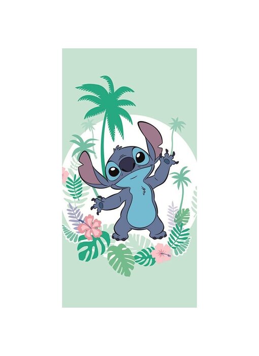 Disney Lilo & Stitch Serviette de plage Tropical 70 x 140 cm Coton