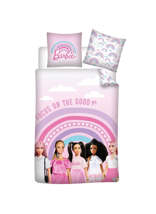 Barbie Bettbezug Focus 140 x 200 + 65 x 65 Baumwolle