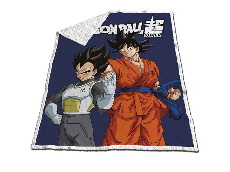 Dragon Ball Z Fleeceplaid, Super - 120 x 150 cm - Sherpa Fleece