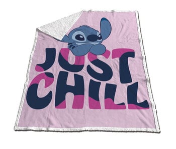 Disney Lilo & Stitch Fleece plaid Just Chill 120 x 150 cm Sherpa Fleece