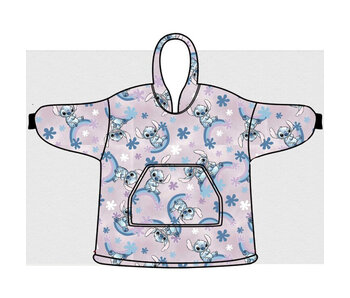 Disney Lilo & Stitch Hoodie Fleecedecke Rainbow Erwachsene (Einheitsgröße)