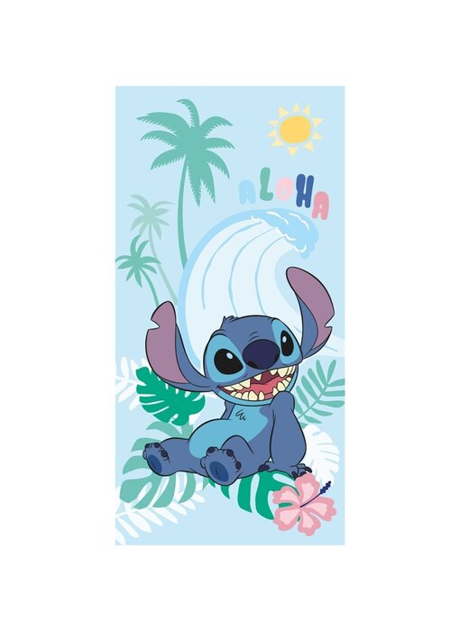Disney Lilo & Stitch Strandtuch Aloha 70 x 140 cm Baumwolle