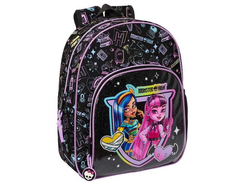 Monster High Rucksack, Fantastic – 34 x 26 x 11 cm – Polyester