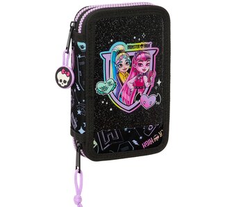 Monster High Gefülltes Federmäppchen Fantastic , 28-teilig, aus Polyester