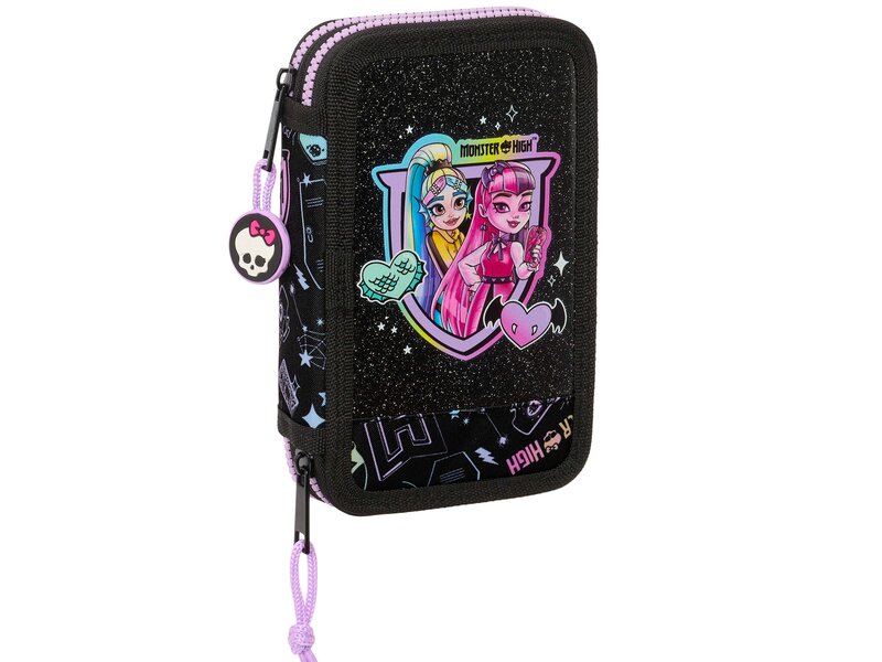 Monster High Gevuld Etui, Fantastic - 28 st. - 19,5 x 12,5 x 4 cm - Polyester