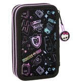 Monster High Filled Pouch, Fantastic - 28 pcs. - 19.5 x 12.5 x 4 cm - Polyester