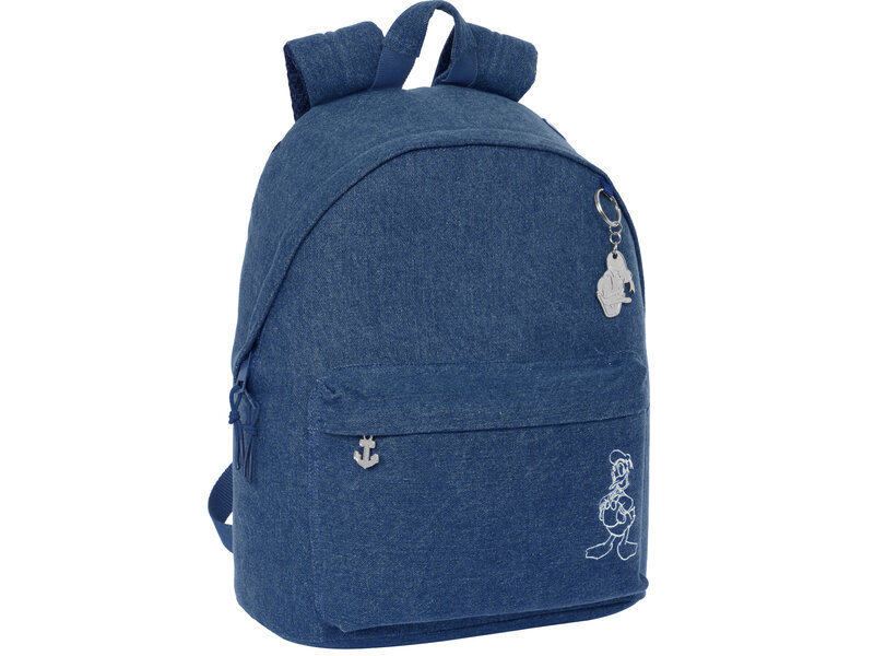 Disney Donald Duck Sac à dos pour ordinateur portable, Navy - 14,1" - 42 x 31 x 16 cm - Polyester