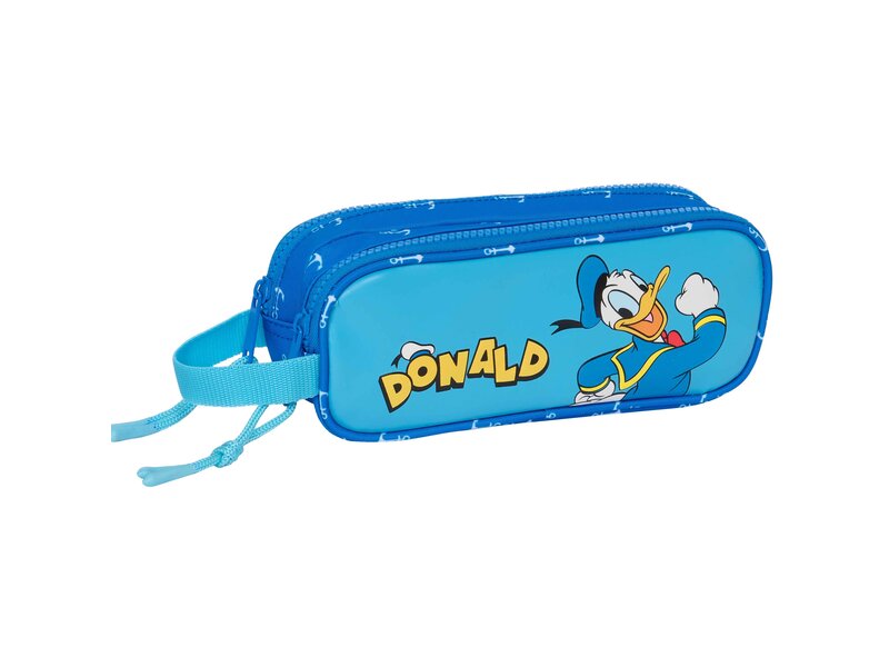 Disney Donald Duck Etui, Navy - 21 x 8 x 6 cm - Polyester