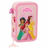 Disney Princess Gefülltes Federmäppchen, Summer Adventures - 28-tlg. - 19,5 x 12,5 x 4 cm - Polyester