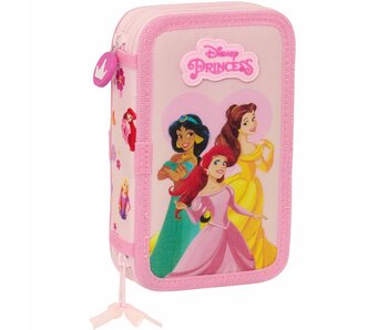 Disney Princess Filled Pencil Case Summer Adventures 28 pieces Polyester