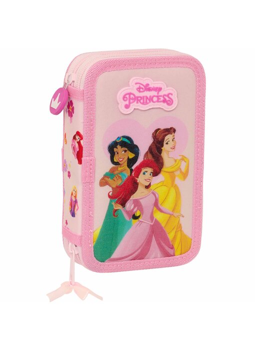 Disney Princess Filled Pencil Case Summer Adventures 28 pieces Polyester