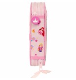 Disney Princess Filled Pencil Case, Summer Adventures - 28 pcs. - 19.5 x 12.5 x 4 cm - Polyester