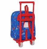 Marvel Peuterrugzak met trolley, Spidey - 27 x 22 x 10 cm - Polyester