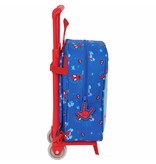 Marvel Kleinkinderrucksack mit Trolley, Spidey – 27 x 22 x 10 cm – Polyester