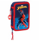 Spider-Man Filled Pouch, Neon - 28 pcs. - 19.5 x 12.5 x 4 cm - Polyester