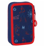 SpiderMan Filled Pouch, Neon - 28 pcs. - 19.5 x 12.5 x 4 cm - Polyester