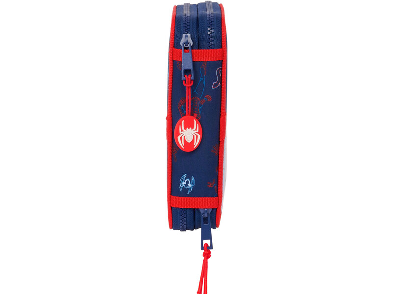 Spider-Man Gevuld Etui, Neon - 28 st. - 19,5 x 12,5 x 4 cm - Polyester