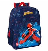 SpiderMan Backpack, Neon - 42 x 33 x 14 cm - Polyester