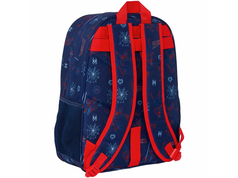 SpiderMan Backpack, Neon - 42 x 33 x 14 cm - Polyester