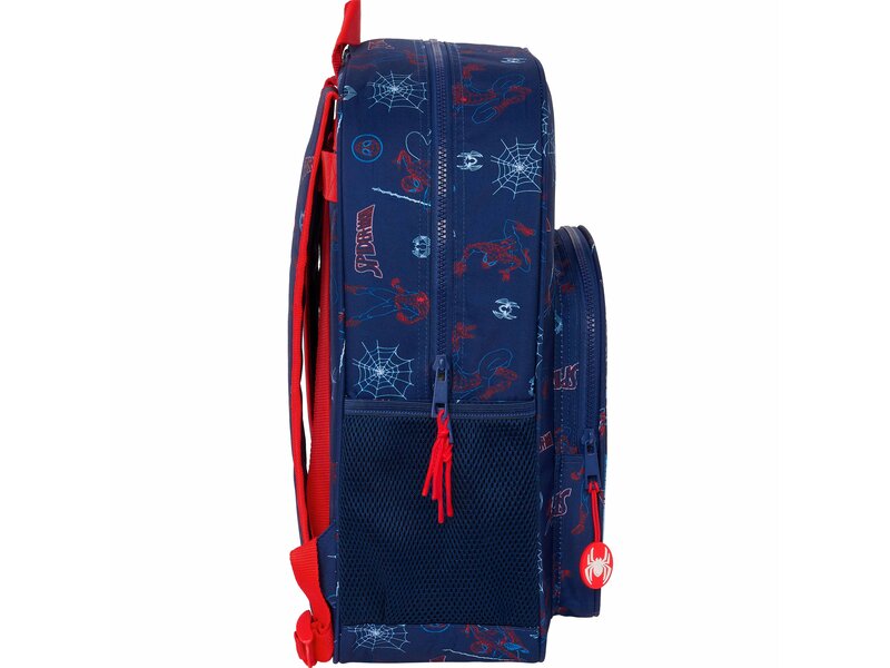 SpiderMan Backpack, Neon - 42 x 33 x 14 cm - Polyester