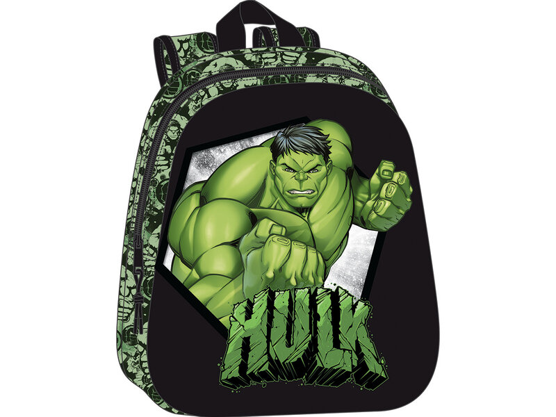 Marvel Avengers Backpack, 3D Savage - 33 x 27 x 10 cm - Polyester