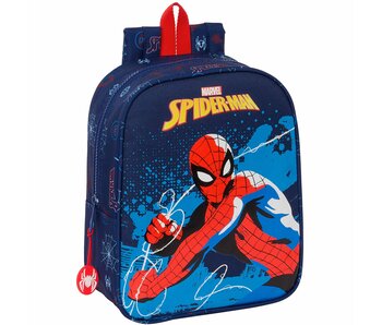 SpiderMan Kleinkinderrucksack Neon 27 x 22 cm Polyester