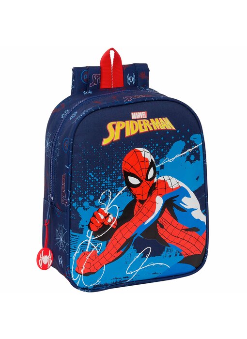 SpiderMan Kleinkinderrucksack Neon 27 x 22 cm Polyester