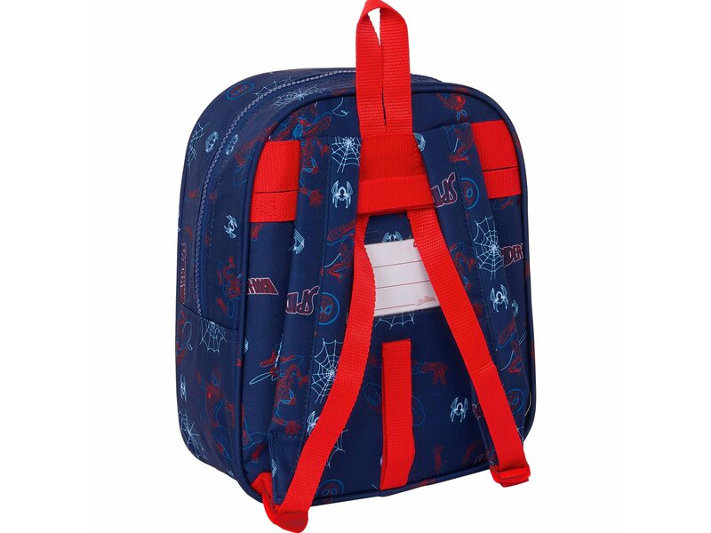 SpiderMan Toddler backpack, Neon - 27 x 22 x 10 cm - Polyester