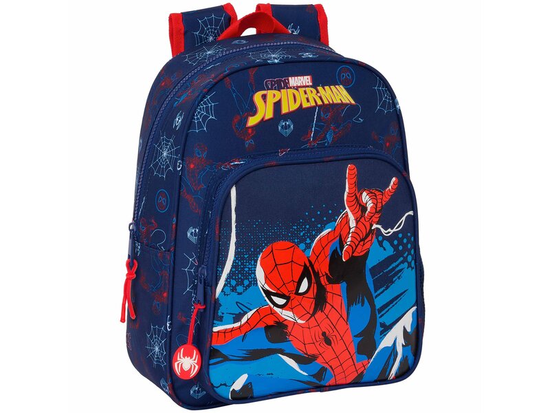 SpiderMan Rucksack, Web– 34 x 26 x 11 cm – Polyester