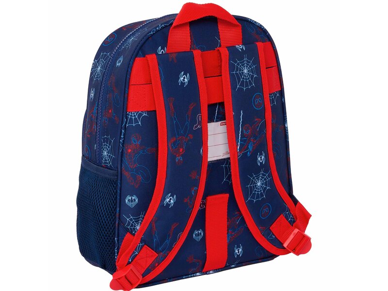 SpiderMan Backpack, Web - 34 x 26 x 11 cm - Polyester