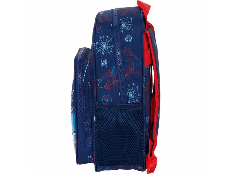 SpiderMan Backpack, Web - 34 x 26 x 11 cm - Polyester