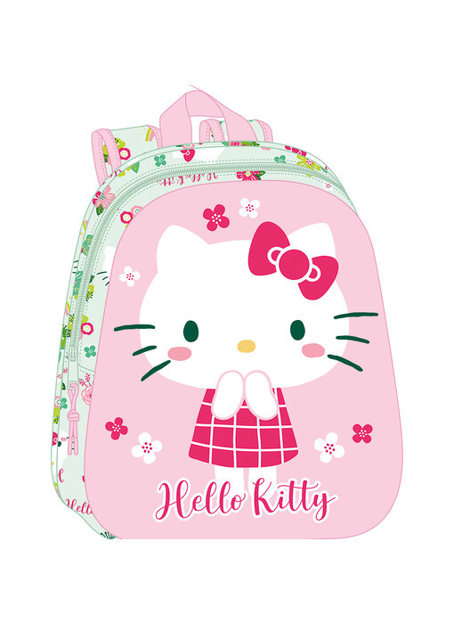 Hello Kitty Backpack 3D Pretty 33 x 27 cm Polyester