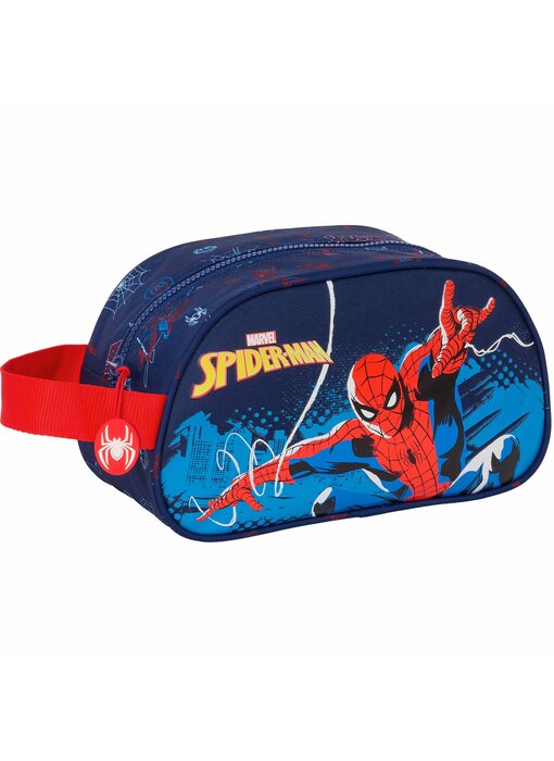 SpiderMan Kulturbeutel Web 26 x 15 x 12 cm Polyester