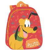 Disney Pluto Backpack, 3D Happy - 33 x 27 x 10 cm - Polyester