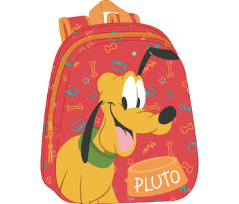 Disney Pluto Backpack 3D Happy 33 x 27 cm Polyester