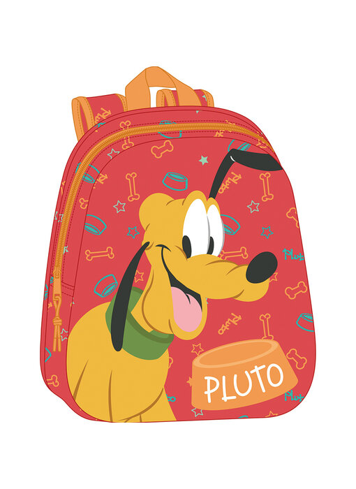 Disney Pluto Rucksack 3D Happy 33 x 27 cm Polyester